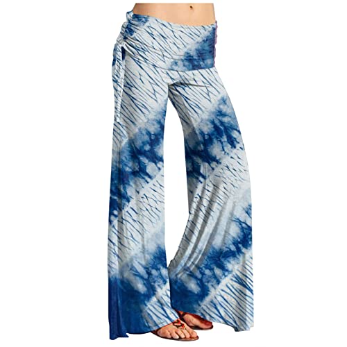 FUPODD Freizeithose Weites Bein Haremshosen Damen Sommer Schlaghose Palazzo Hose Druckn Boho Hose Druckn Flatterhose Yogahose Wickelhose Hoch Geschnitten Luftige Pumphose Baggy Schlabberhose Vintage FUPODD Freizeithose Weites Bein Haremshosen Damen Sommer Schlaghose Palazzo Hose Druckn Boho Hose Druckn Flatterhose Yogahose Wickelhose Hoch Geschnitten Luftige Pumphose Baggy Schlabberhose Vintage von FUPODD