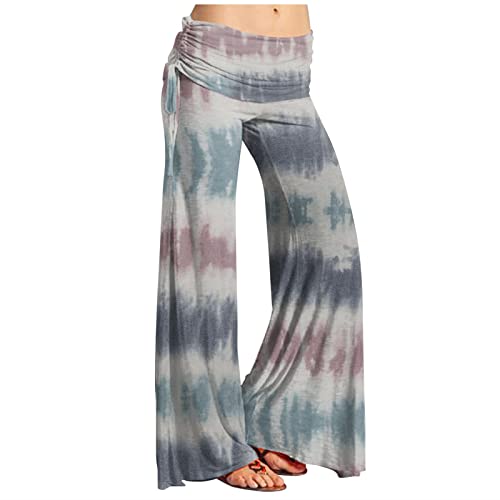 FUPODD Freizeithose Weites Bein Haremshosen Damen Sommer Schlaghose Palazzo Hose Druckn Boho Hose Druckn Flatterhose Yogahose Wickelhose Hoch Geschnitten Luftige Pumphose Baggy Schlabberhose Vintage FUPODD Freizeithose Weites Bein Haremshosen Damen Sommer Schlaghose Palazzo Hose Druckn Boho Hose Druckn Flatterhose Yogahose Wickelhose Hoch Geschnitten Luftige Pumphose Baggy Schlabberhose Vintage von FUPODD