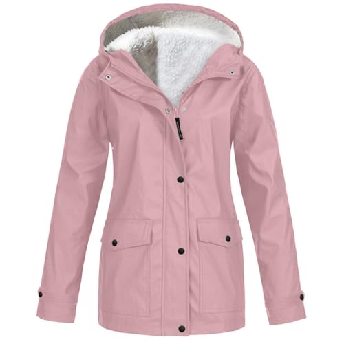 FUPODD Gefütterte Regenjacke Damen Sweatjacke Mit Teddyfutter Damen Snowboardjacke Damen Skijacke Damen Wintermantel Damen Winterjacke Damen Dufflecoat Kuscheljacke Damen Flauschig Winterparka Damen FUPODD Gefütterte Regenjacke Damen Sweatjacke Mit Teddyfutter Damen Snowboardjacke Damen Skijacke Damen Wintermantel Damen Winterjacke Damen Dufflecoat Kuscheljacke Damen Flauschig Winterparka Damen von FUPODD