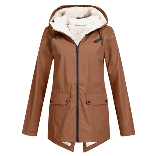FUPODD Jacke Damen Winter Mantel Damen Winter Winterjacke Damen Warm Daunenmantel Damen Damen Jacke Winter Teddyjacke Damen Wintermantel Daunenjacke Damen Sweatjacke Damen Wintermantel Damen Warm von FUPODD