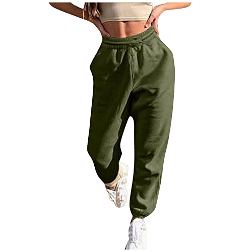 FUPODD Jogginghose Damen Baggy Luftige Sporthose Damen Lang mit Kordelzug Outdoorhose Damen Stretch Streetwear Weite Trainingshose Damen Schwarze Wanderhose Damen Herbst Trainings Freizeithose von FUPODD