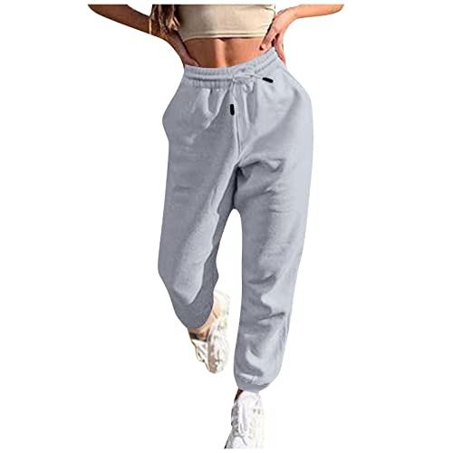 FUPODD Jogginghose Damen Baggy Luftige Sporthose Damen Lang mit Kordelzug Outdoorhose Damen Stretch Streetwear Weite Trainingshose Schwarze Wanderhose Herbst Freizeithose von FUPODD