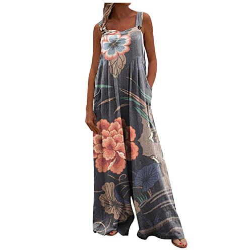 FUPODD Jumpsuit Damen Elegant Festlich Overalls & Jumpsuits Overall Sommer Outfits Latzhose Playsuit Romper Onesie Einteiler Hosenanzug Plissee Women's Hosenanzüge Schwangerschaft Ganzkörperanzug von FUPODD