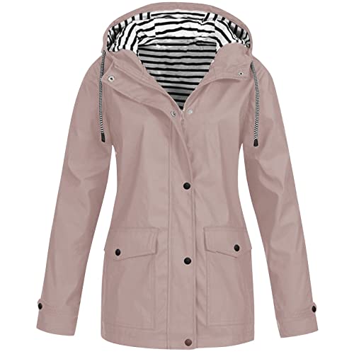 FUPODD Motorrad Regenjacke Fahrrad Regenjacke Wasserdichte Regenjacke Damen Regenjacke Fahrrad Damen Regenjacke Wasserdicht Regenjacke Gefüttert Damen Ultraleichte Regenjacke Wasserdicht Atmungsaktiv von FUPODD