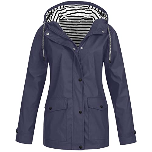 FUPODD Motorrad Regenjacke Fahrrad Regenjacke Wasserdichte Regenjacke Damen Regenjacke Fahrrad Damen Regenjacke Wasserdicht Regenjacke Gefüttert Damen Ultraleichte Regenjacke Wasserdicht Atmungsaktiv von FUPODD
