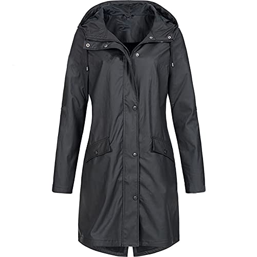 FUPODD Regenjacke Damen Wasserdicht Regenjacke Damen Wasserdicht Atmungsaktiv Regenjacke Mädchen Damen Regenjacke Dünne Regenjacke Damen Fahrrad Regenjacke Damen Damen Regenjacke Wasserdicht von FUPODD