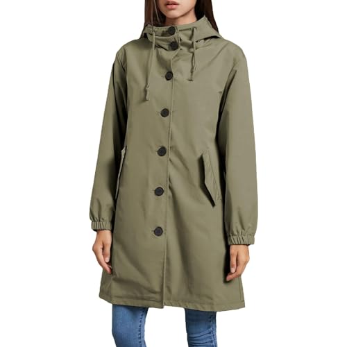 FUPODD Softshellmantel Jacke Übergang Outdoorjacke Fahrradjacke Sportjacke Sommer Damenjacken Poncho Regen Windjacke Regenanzug Übergangsjacke Damen Elegant Regenjacke Spring Jacket Wanderausrüstung von FUPODD