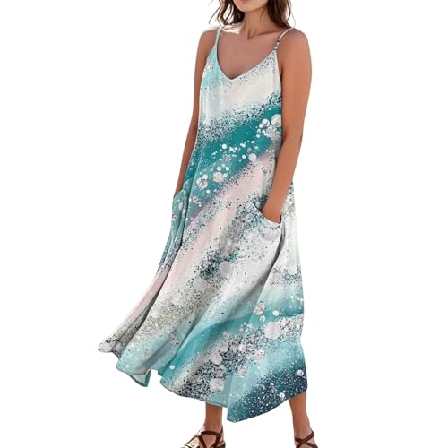 FUPODD Strandkleider Damen Sommer Lässig Damen Kleider Elegant Locker Sommerkleid Lang Blumen Sundress Böhmisches Musselin Kleid Oversize Damenkleider Verspielte Italienische Mode Strandtunika FUPODD Strandkleider Damen Sommer Lässig Damen Kleider Elegant Locker Sommerkleid Lang Blumen Sundress Böhmisches Musselin Kleid Oversize Damenkleider Verspielte Italienische Mode Strandtunika von FUPODD