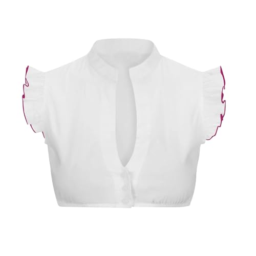 FUPODD Trachtenblusen Schwarz Dirndl Bluse Dirndlblusen Für Damen Dirndl-Bluse Lang Oktoberfest Dirndlbluse Stehkragen Halbarm Lochspitze Oktoberfest Kleidung Geschlossene Trachtenbluse Langarm FUPODD Trachtenblusen Schwarz Dirndl Bluse Dirndlblusen Für Damen Dirndl-Bluse Lang Oktoberfest Dirndlbluse Stehkragen Halbarm Lochspitze Oktoberfest Kleidung Geschlossene Trachtenbluse Langarm von FUPODD