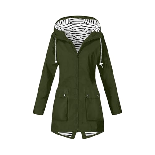 FUPODD Wintermantel Damen Lang Wiederverwendbar Regenmantel Outdoor Regenponcho Lauf Übergangsmantel Wind Und Wetter Jacke Joggen Laufen Regenjacke Mit Herausnehmbarer Innenjacke Warme Winterjacken FUPODD Wintermantel Damen Lang Wiederverwendbar Regenmantel Outdoor Regenponcho Lauf Übergangsmantel Wind Und Wetter Jacke Joggen Laufen Regenjacke Mit Herausnehmbarer Innenjacke Warme Winterjacken von FUPODD