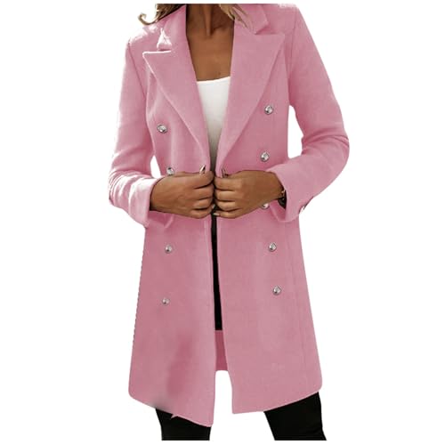 FUPODD Wollmantel Damen Jacke Winter Wintermantel Warm Trenchcoat Wollmantel Winter Tweed Jacke Damen Fleecejacke Mantel Übergangsjacke Winterjacke Lang Arbeitsjacke Damenmantel Strickfleecejacke FUPODD Wollmantel Damen Jacke Winter Wintermantel Warm Trenchcoat Wollmantel Winter Tweed Jacke Damen Fleecejacke Mantel Übergangsjacke Winterjacke Lang Arbeitsjacke Damenmantel Strickfleecejacke von FUPODD
