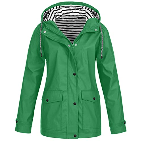 Fahrrad Regenjacke Atmungsaktiv Leichte Regenjacke Damen Regenjacke Damen Große Größen Regenjacke Damen Leicht Regenjacke Damen Schwarz Regenjacke Ultraleicht Damen Damen Regenjacke Grosse Groessen von FUPODD