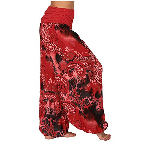 Haremshosen Damen Sommer Boho Hose Wickelhose Hoch Geschnitten Schnittmuster Freizeithose Weites Bein Luftige Pumphose Baggy Aladinhose Bequeme Schlabberhose Vintage Druckn Flatterhose Yogahose Haremshosen Damen Sommer Boho Hose Wickelhose Hoch Geschnitten Schnittmuster Freizeithose Weites Bein Luftige Pumphose Baggy Aladinhose Bequeme Schlabberhose Vintage Druckn Flatterhose Yogahose von FUPODD