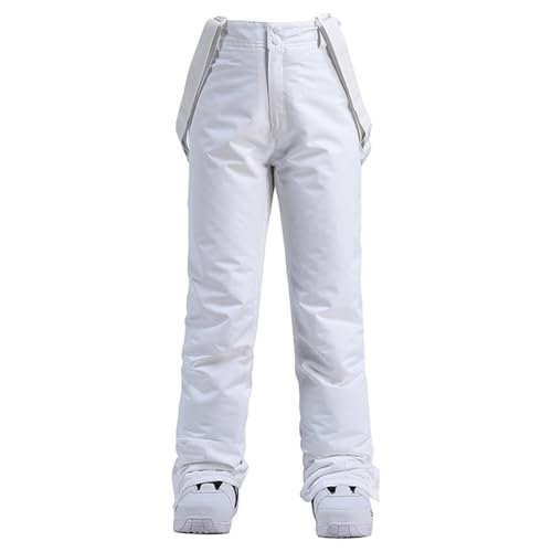 Herren Ski Bib Hose wasserdichte Winddichte Schneehose Snowboard Lätzchen Mit Abnehmbarem Riemen Skihose Herren Gefüttert Mit Träger Schneehose Winterhose Warm Outdoorhose Snowboardhose von FUPODD