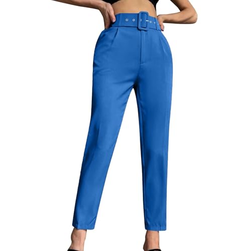 Hosen Damen High Waist Anzughose Gerades Bein Slim Fit Stoffhose Business Casual Chino Hose Frauen Mit Gürtel Hose Elegant Schlupfhose Einfarbig Bequeme Sommerhose Für Büro Geschäft Alltag Hosen Damen High Waist Anzughose Gerades Bein Slim Fit Stoffhose Business Casual Chino Hose Frauen Mit Gürtel Hose Elegant Schlupfhose Einfarbig Bequeme Sommerhose Für Büro Geschäft Alltag von FUPODD