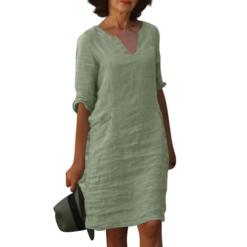 Kleider Damen Sommer A Linie Sommerkleid Gerade Geschnitten A-Linien Boho Kleid Gerader Schnitt Blumen Strandkleid Blumenmuster Geblümtes Sommerkleider Geblümt Geblümte Blumiges Punkte Kleider Damen Sommer A Linie Sommerkleid Gerade Geschnitten A-Linien Boho Kleid Gerader Schnitt Blumen Strandkleid Blumenmuster Geblümtes Sommerkleider Geblümt Geblümte Blumiges Punkte von FUPODD