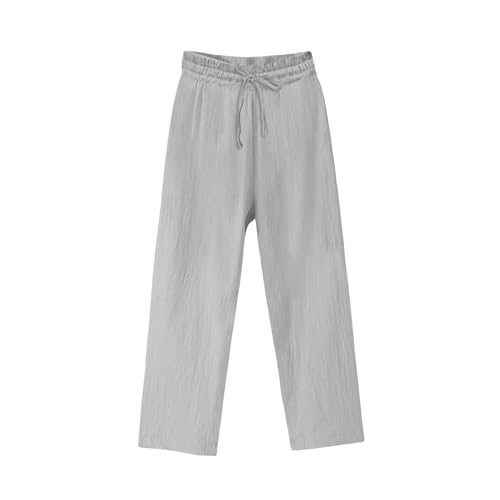 Leinenhose Damen Einfarbig Sommerhose Leicht Stoffhose Sommer Baumwolle Leinen Sommerhosen Luftig Musselin Hose Loose Fit Freizeithose Gerade Geschnitten Hosen Mit Gummizug Strandhose Bequeme Leinenhose Damen Einfarbig Sommerhose Leicht Stoffhose Sommer Baumwolle Leinen Sommerhosen Luftig Musselin Hose Loose Fit Freizeithose Gerade Geschnitten Hosen Mit Gummizug Strandhose Bequeme von FUPODD
