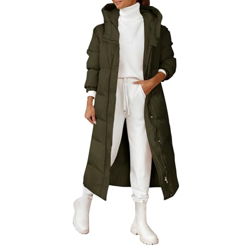 Puffer Jacket Puffer Mantel Damen Warme Winterjacke Damen Gefüttert Frauen Winterjacke Leichte Steppjacke Winter Parka Jacke Damen Mantel Damen Winter Elegant Leichte Warme Winterjacke von FUPODD