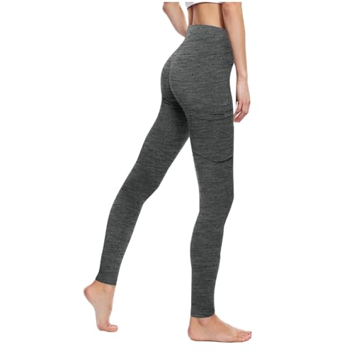 Sport Leggings Damen High Waist Sportleggins Lang Elastisch Yogahose Gym Blickdicht Leggins Frauen Push Up Stretch-Jeggings Slim Fit Sporthose Weich Jogginghose Laufhose Fitnesshose Bauchweg von FUPODD
