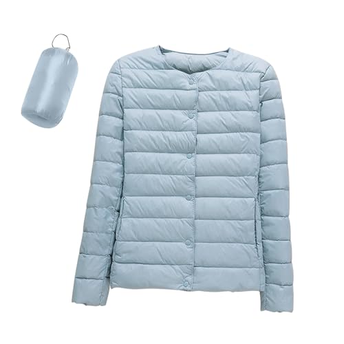 Steppjacke Damen Leicht Daunenjacke Packbare Übergangsjacke Winterjacke Damen Warm Puffer Jacke Winter Mantel Einfarbig Daunenmantel Mit Knöpfen Steppmantel Frauen Freizeit Wandern Reisen Steppjacke Damen Leicht Daunenjacke Packbare Übergangsjacke Winterjacke Damen Warm Puffer Jacke Winter Mantel Einfarbig Daunenmantel Mit Knöpfen Steppmantel Frauen Freizeit Wandern Reisen von FUPODD