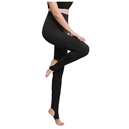 Thermo Leggings Damen Gefütterte Fleece Thermoleggings Plüsch Winter Leggins High Waist Sportleggins Frauen Lang Elastische Thermohose Mit Fußschlaufe Yogahose Weich Blickdicht Laufhose Warme von FUPODD