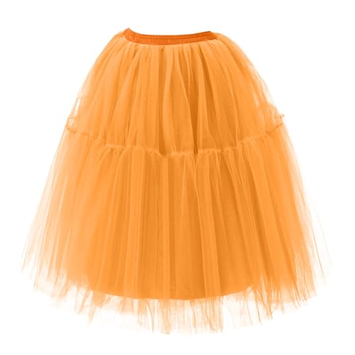Tüllrock Damen Rock Damen Karneval Kostüm Damen Petticoat Röcke Damen Pailletten Rock Tüllrock Schwarz Glitzer Rock Faltenrock Tüllrock Weiß Kostüm Damen Fasching Weihnachtsrock Halloween von FUPODD
