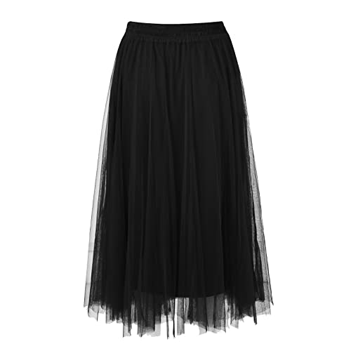 Tüllrock Damen Rockabilly Kleider Damen Tüllrock Schwarz Rock Damen Tüllrock Orange Tüllrock Weiß Tüllrock Rot Tüllrock Braun Glitzer Rock Tüllrock Blau Roter Tüllrock Damen Tüllrock Grün von FUPODD