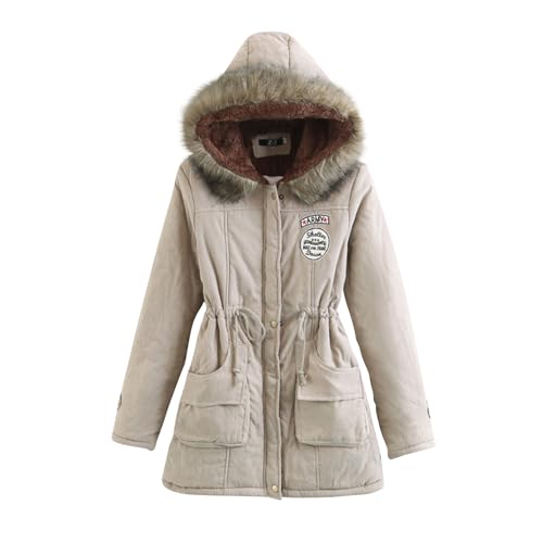 Übergangsmantel Damen Frauen Winterjacke Langer Mantel Damen Jacke Mit Teddyfutter Damen Damen Daunenmantel Damen Mantel Lang Damen Parka Mit Teddyfutter Winterjacke Damen Mit Fellkapuze Übergangsmantel Damen Frauen Winterjacke Langer Mantel Damen Jacke Mit Teddyfutter Damen Damen Daunenmantel Damen Mantel Lang Damen Parka Mit Teddyfutter Winterjacke Damen Mit Fellkapuze von FUPODD