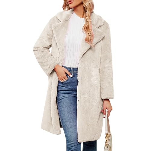 Wintermantel Damen Lang Fleece Reversibel Winterjacke Steppmantel Warm Daunenmantel Übergangsjacke Herbst&Winter Wollmantel Softshellmantel Steppweste Teddy Mantel Jacke Damen Wintermantel Damen Lang Fleece Reversibel Winterjacke Steppmantel Warm Daunenmantel Übergangsjacke Herbst&Winter Wollmantel Softshellmantel Steppweste Teddy Mantel Jacke Damen von FUPODD