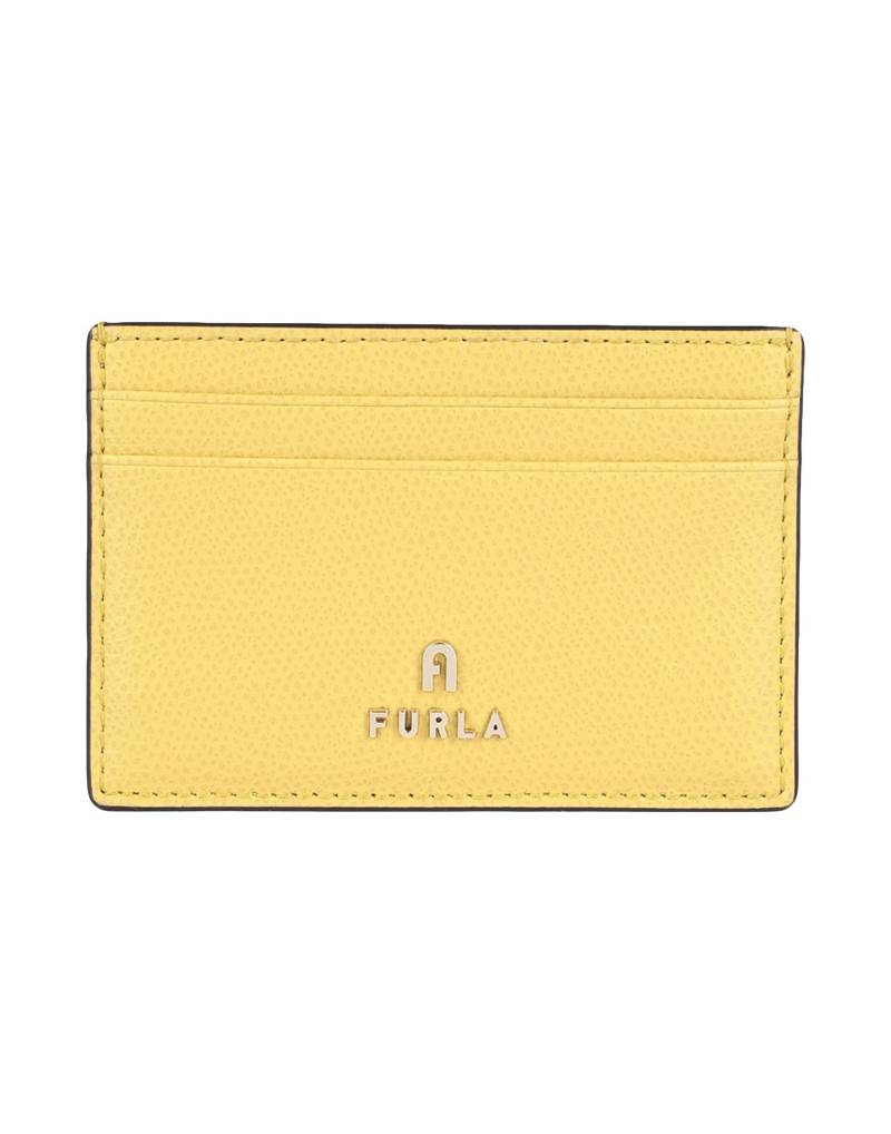 FURLA Kartenetui Damen Pastellgelb von FURLA