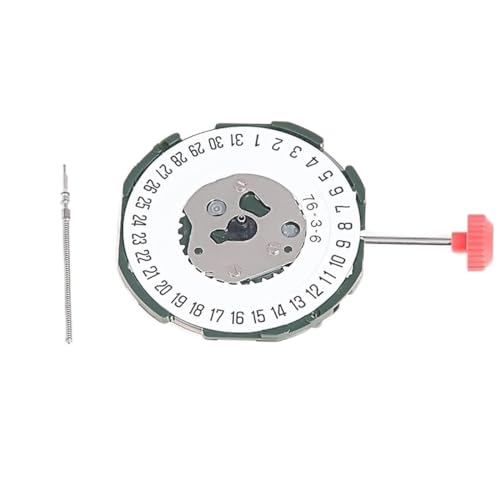 FURREN Uhrwerk 2115++Batterie 2035 Einzelkalender Sechspunkt-Armbanduhr für Herren mit Elektronischem Quarzuhrwerk Ersatzteile Zubehör von FURREN