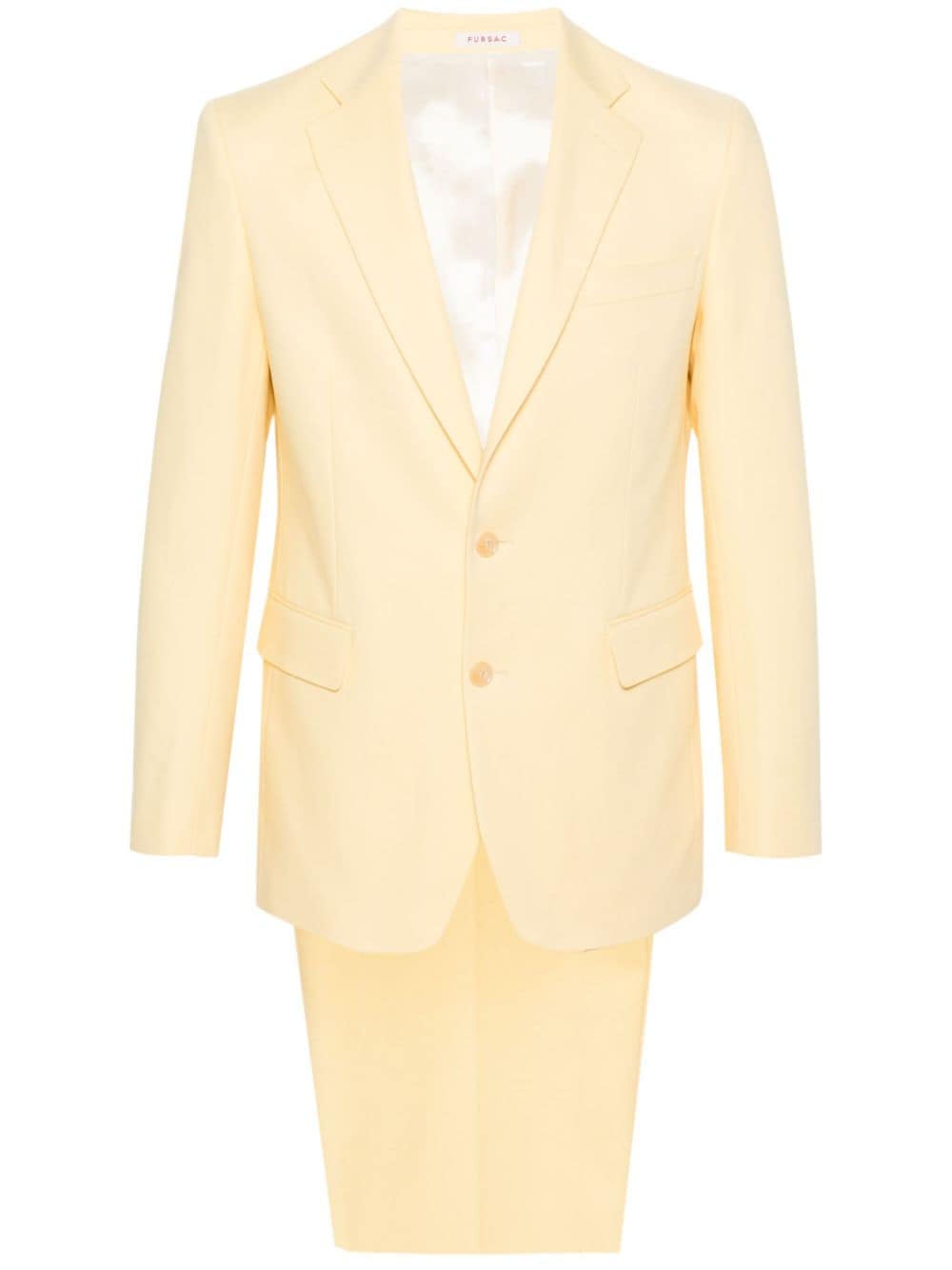 FURSAC Einreihiger Anzug - Gelb von FURSAC