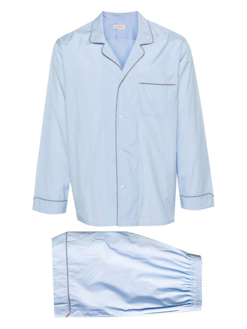 FURSAC Pyjama mit Streifendetail - Blau von FURSAC