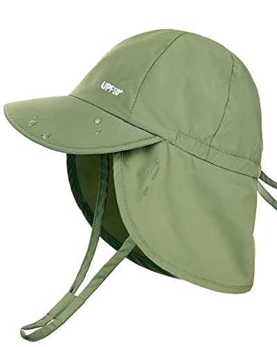 FURTALK Baby Sonnenhut mit Nackenklappe Kleinkind Kinder UPF 50+ Einstellbare Jungen Mädchen UV-Schutz Sommer Mütze Strand Schwimmen Hut von FURTALK