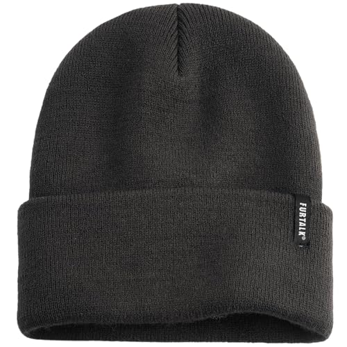 FURTALK Damen Cuffed Beanie Herren Mütze Unisex weiche warme Strickmütze von FURTALK