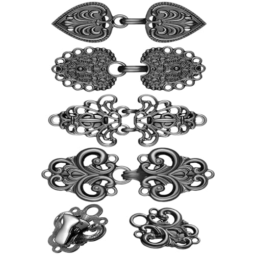 4 Stück Vintage Pullover Schal Strickjacke Clips Retro Swirl Mantel Broschen Antike Umhang Brosche Keltischer Pullover Verschluss Kleid Hemd Clips für Damen von FUSHENGCHUANG