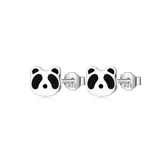 Ohrringe Damen Ohrstecker Frauen Geschenk Süße Niedliche Minimalistische Tier-Panda-Ohrstecker Für Frauen, Hochzeit, Party von FUSHENGTER