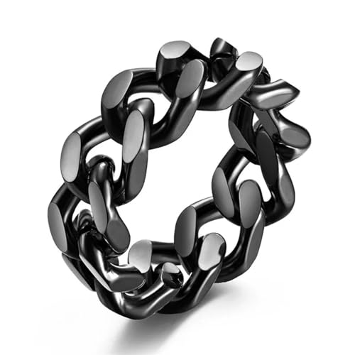 Ring Herren Ringe Männer Fingerring Damen Biker Ring Ehering Formringe für Damen Herren Vintage Gothic Chunky Hip Hop Ring 11 18106 von FUSHENGTER