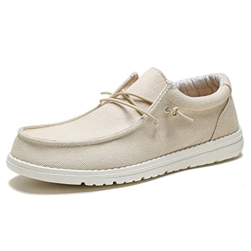 FUSHITON Damen Loafers Flat Slip On Schuhe Casual Sportschuhe Mokassins Sneakers Low Top Indoor Outdoor Atmungsaktive Leichte Hausschuhe von FUSHITON