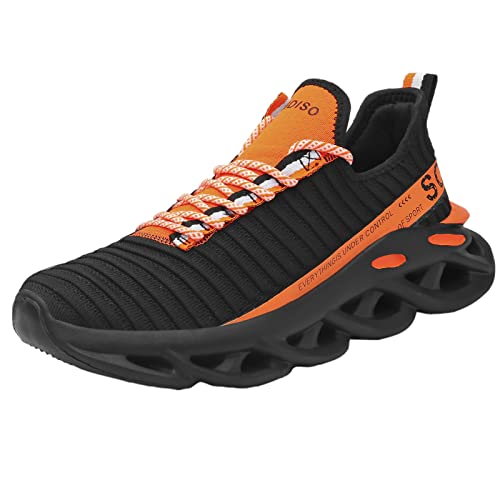 FUSHITON Herren Laufschuhe Atmungsaktive Sportschuhe Mode Leichte Turnschuhe Outdoor Gym Joggingschuhe von FUSHITON