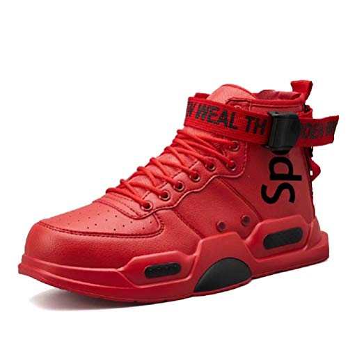 FUSHITON Herren Laufschuhe Mode High Top Sneakers Freestyle Hi-Top Lässig Sportschuhe Wanderschuhe Hoch Turnschuhe Freizeitschuhe Fitness Hohe Schuhe FUSHITON Herren Laufschuhe Mode High Top Sneakers Freestyle Hi-Top Lässig Sportschuhe Wanderschuhe Hoch Turnschuhe Freizeitschuhe Fitness Hohe Schuhe von FUSHITON