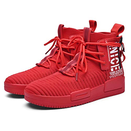FUSHITON Herren Sportschuhe High Top Turnschuhe Mode Freizeitschuhe Draußen Laufschuhe Sneakers Leicht Bequem rutschfest Fitnessschuhe Outdoor Straßen Traillauf Schuhe FUSHITON Herren Sportschuhe High Top Turnschuhe Mode Freizeitschuhe Draußen Laufschuhe Sneakers Leicht Bequem rutschfest Fitnessschuhe Outdoor Straßen Traillauf Schuhe von FUSHITON