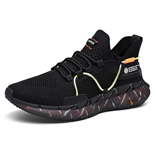 FUSHITON Herren Straßenlaufschuhe Sportschuhe Laufschuhe Atmungsaktiv Lässig Laufen Freizeit Schuhe Mode Sneakers Joggingschuhe von FUSHITON