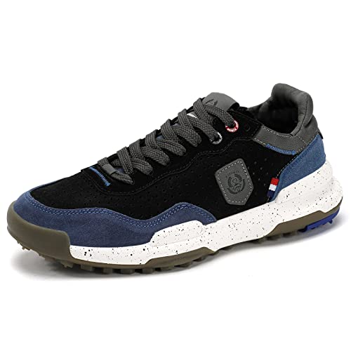 FUSHITON Sneaker Herren Wildleder Freizeitschuhe Atmungsaktiv Sommer Turnschuhe Sportschuhe Lässig Vintage Schuhe von FUSHITON