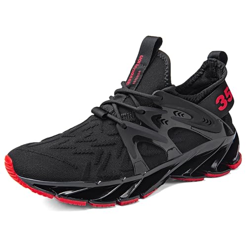 FUSHITON Sportschuhe Herren Laufschuhe Turnschuhe Freizeitschuhe Atmungsaktiv Sneakers Mode Straßenlaufschuhe Schuhe Tennis (Schwarz 5, EU 41) FUSHITON Sportschuhe Herren Laufschuhe Turnschuhe Freizeitschuhe Atmungsaktiv Sneakers Mode Straßenlaufschuhe Schuhe Tennis (Schwarz 5, EU 41) von FUSHITON