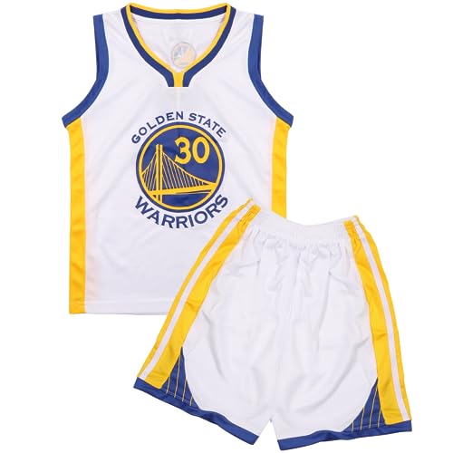 Basketball Trikot Kinder, Basketball Kinder Trikot 2-Piece, Kinder Basketball Trikot Set, Sleeveless Trikot Basketball Kinder und Shorts,10-12 Kinder,XL/160 von FUTERLY