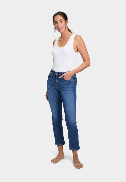 FUTURE:PEOPLE. 05:00 STRAIGHT FIT- Damen Jeans aus leichtem Stretch-Denim aus Bio-Baumwoll/ Tencel-Mix (30500 1 1004) von FUTURE:PEOPLE.