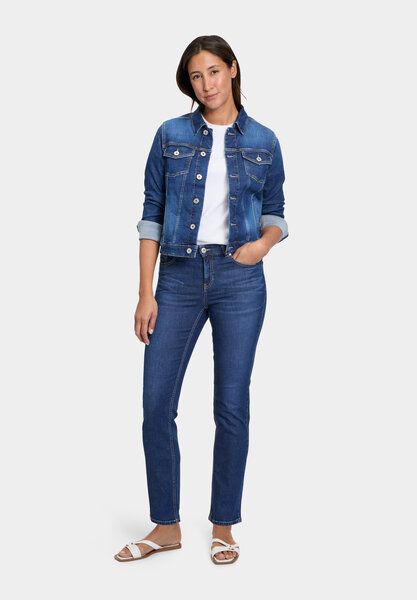 FUTURE:PEOPLE. 05:02 STRAIGHT FIT - MIDWAIST aus leichtem Stretch-Denim aus Bio-Baumwoll/ Tencel-Mix (30503 0 1004) von FUTURE:PEOPLE.