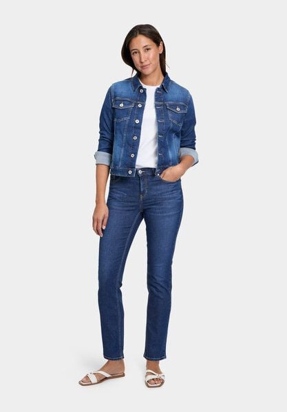 FUTURE:PEOPLE. 05:02 STRAIGHT FIT - MID WAIST- Damen Jeans aus leichtem Stretch-Denim aus Bio-Baumwoll/ Tencel-Mix (30503 0 1004) von FUTURE:PEOPLE.