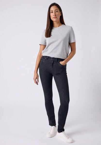 FUTURE:PEOPLE. 09:02 SLIM FIT FUTURE - MID WAIST- Damen Jeans aus weichem Stretch-Denim aus Bio-Baumwoll-Mix (30902 0 1008 ) von FUTURE:PEOPLE.